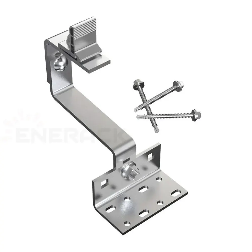 Enerack double adjustable tile roof hook T17 side mounted