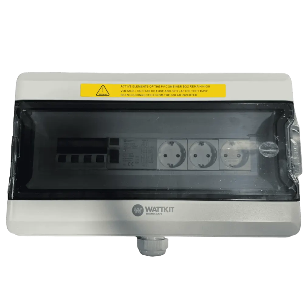 Wattkit YRADB-1/3 16A 3 phase backup AC protection box MCB+RCD