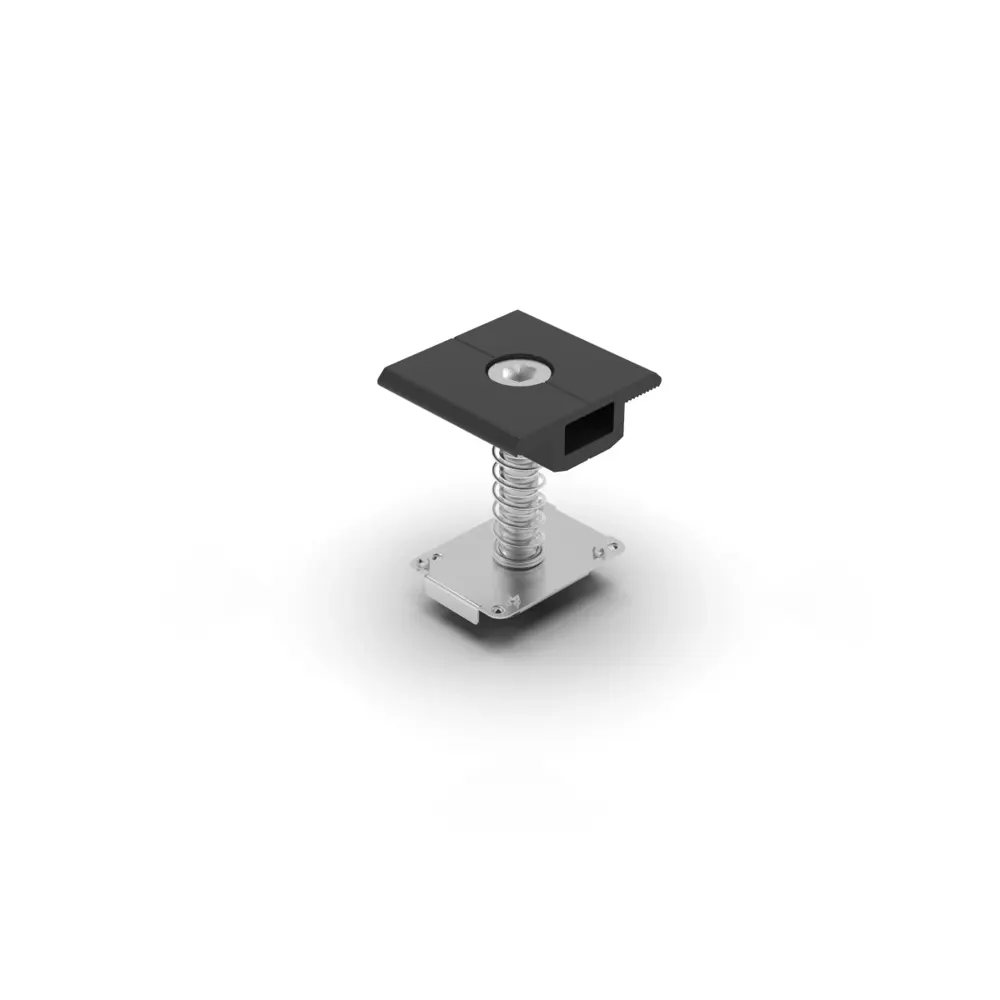 Enerack FLAT10 middle clamp with grounding clip black