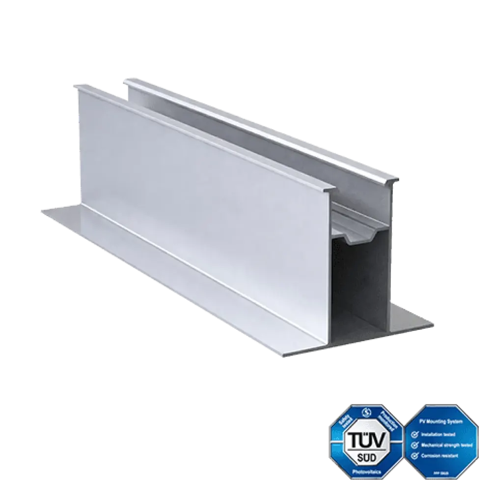 Enerack mounting rail 3000xR60 for high trapezoidal sheet